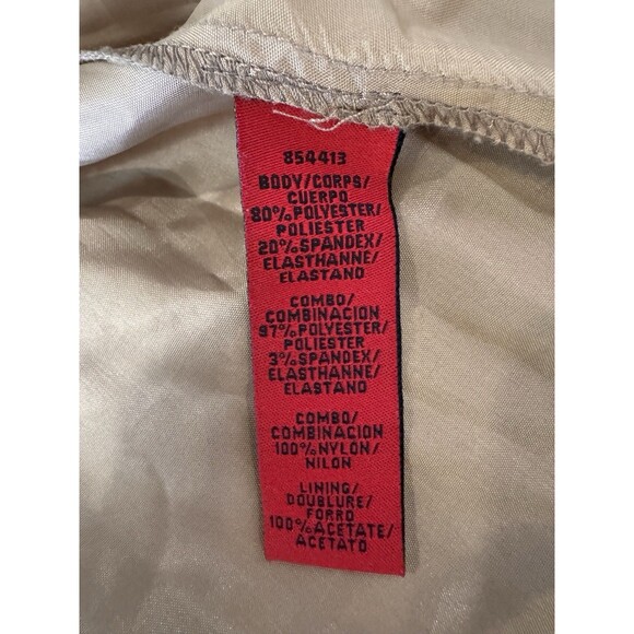 JS Collections Brown Lace Satin Gown Size 4 Sleeveless Formal Evening Dress - Picture 11 of 13